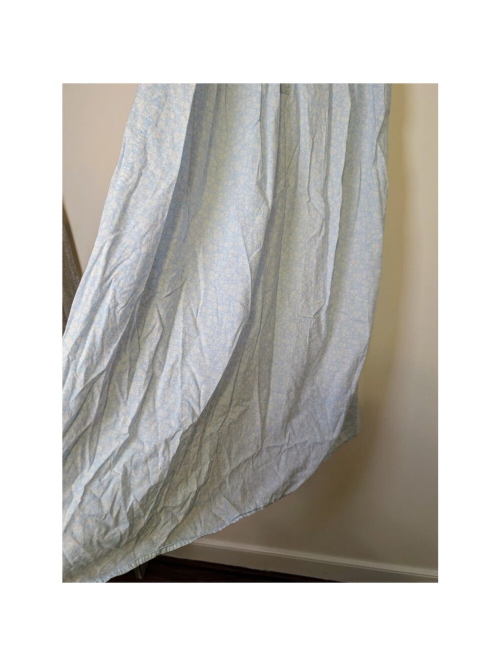 Eileen West Light Blue Floral Lace-Trim Nightgown - Picture 3 of 9